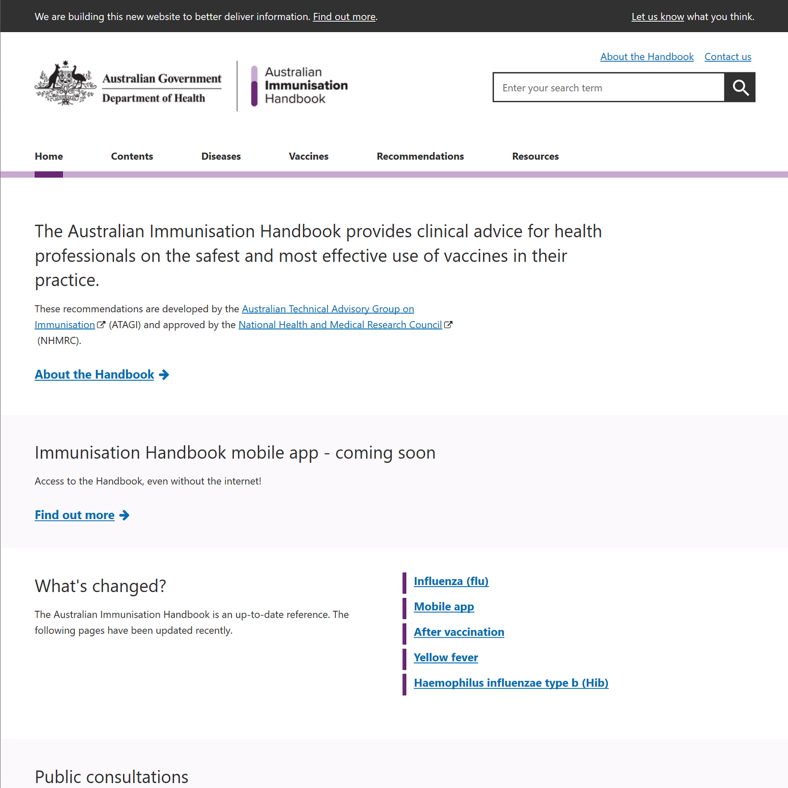 Australian Immunisation Handbook | GovCMS