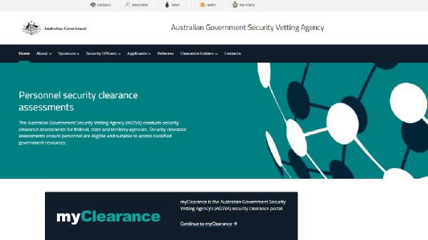 Australian Government Security Vetting Agency (AGSVA)