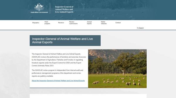 Inspector-General of Live Animal Exports (IGLAE)