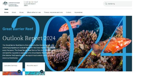 Great Barrier Reef Outlook Report 2024