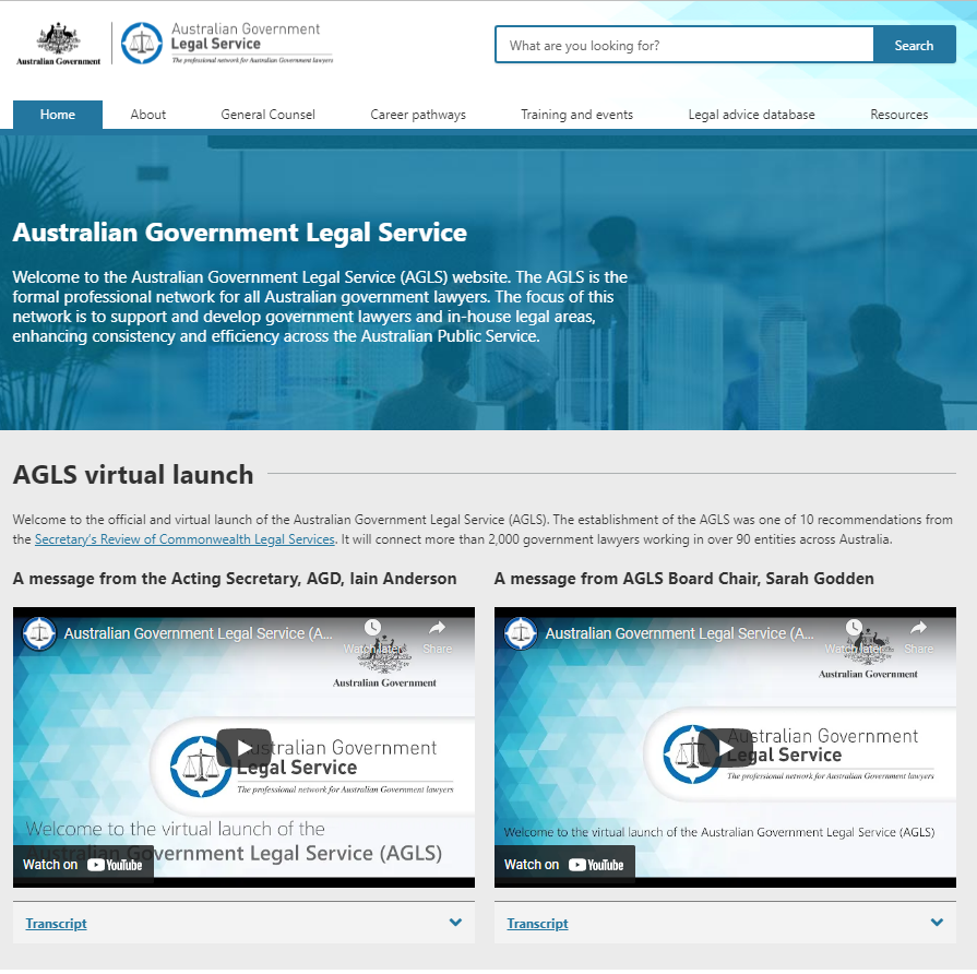 Australian Government Legal Service