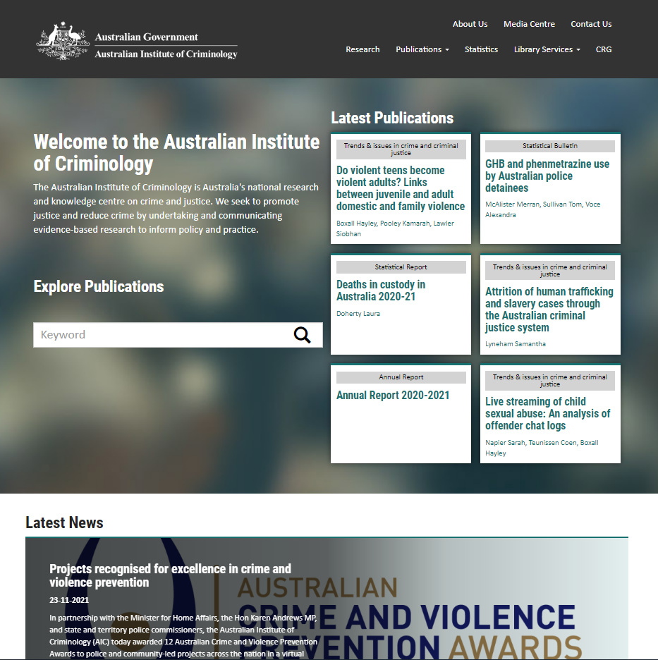 Australian Institute of Criminology