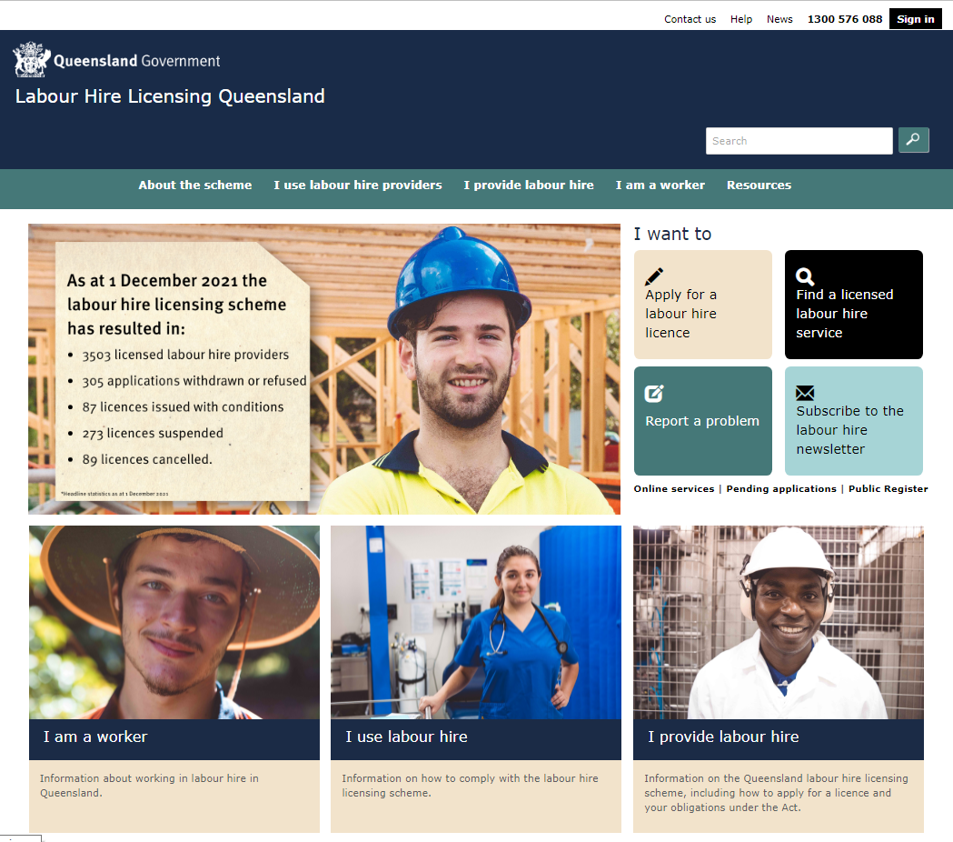 Labour Hire Licensing Queensland