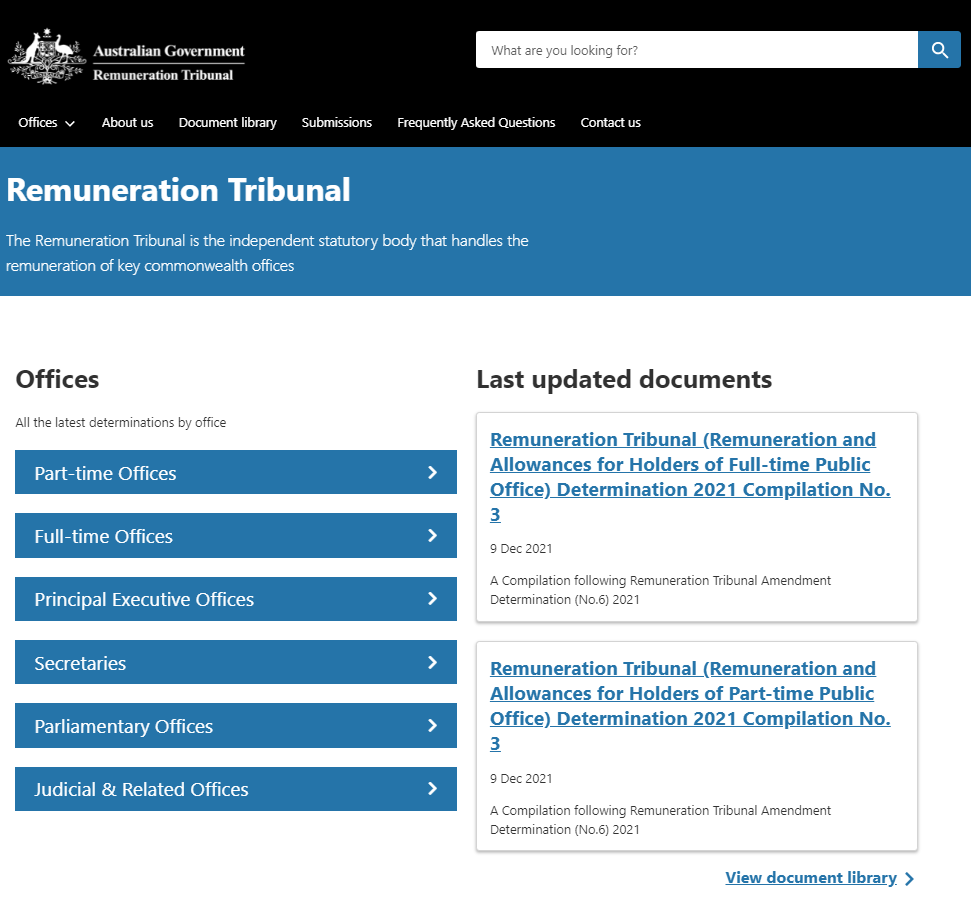 Remuneration Tribunal